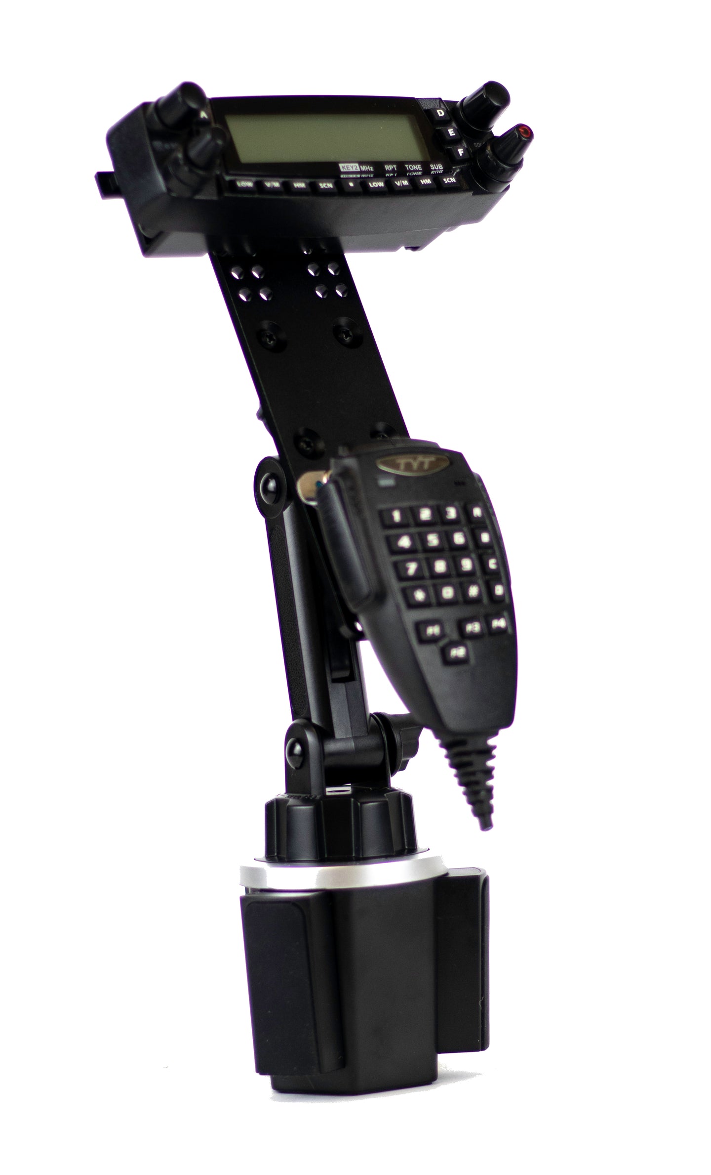 TYT TH-7800 TH-9800 Cup Holder Mount with Microphone Holder
