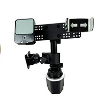 Load image into Gallery viewer, Cup Holder Mount Holds HT&#39;s Smart-Phone And Speaker Microphone