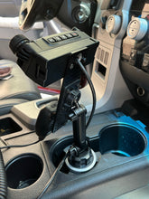 Load image into Gallery viewer, Cup Holder Mount With Mic Holder For Wouxun KG1000G GMRS Radio
