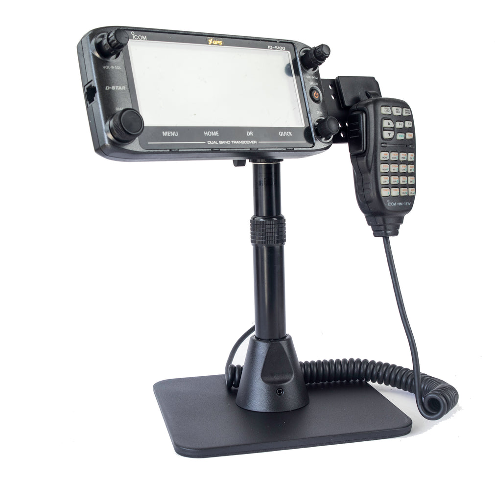 Base mount with mic hanger for the Icom ID-5100 and IC-2730