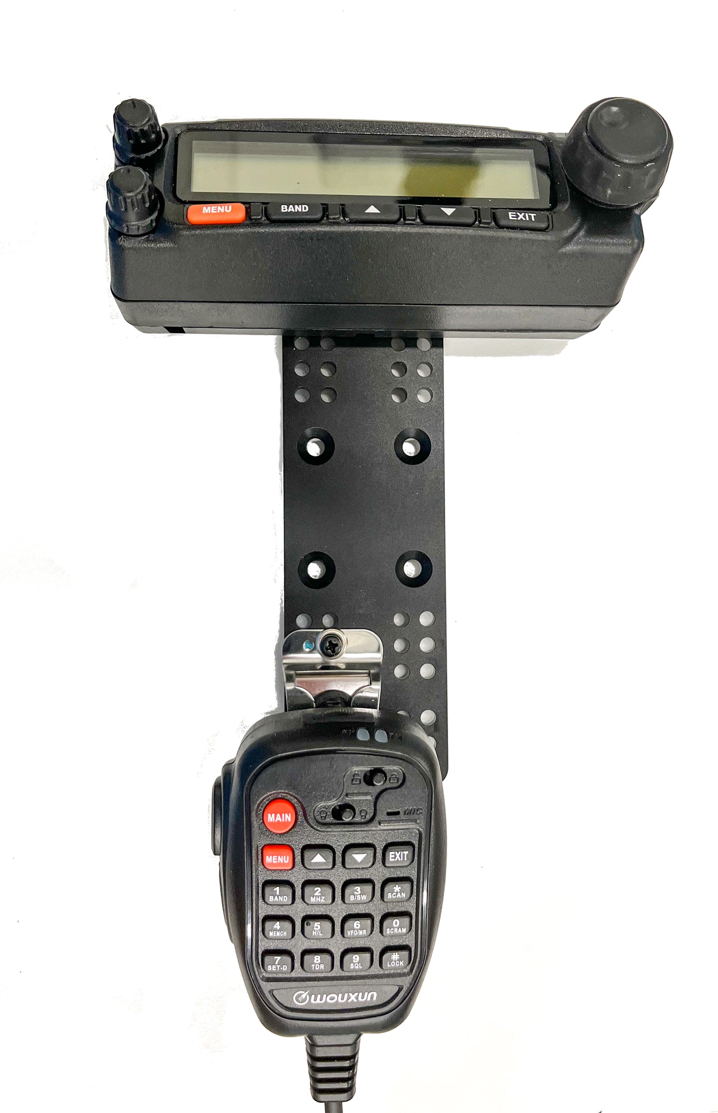 Wouxun KG-1000G VSM Extension Bracket With Microphone Holder