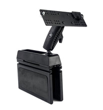Load image into Gallery viewer, Wedge Mount With Mic Holder  For The Icom IC-706 IC-7000 IC-2820 ID-880 ID-4100 With Microphone Mount