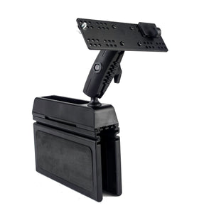 Wedge Mount With Mic Holder  For The Icom IC-706 IC-7000 IC-2820 ID-880 ID-4100 With Microphone Mount