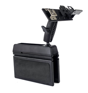 Car Seat Console Wedge Mount With Mic Hanger For The Kenwood TM-D710 TS-480 TM-V71 TM-D700 With Microphone Mount