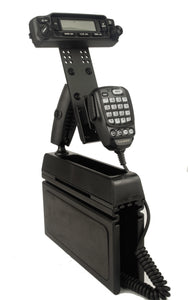 Wedge Mount With Microphone Holder For The Yaesu FTM-6000