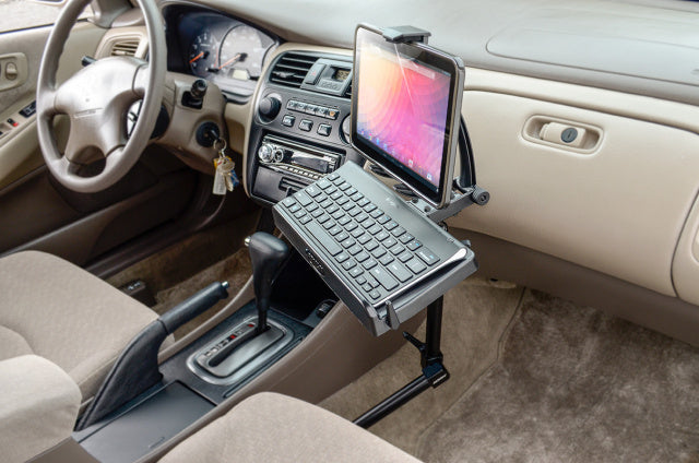 Tablet or iPad Keyboard Tray Combo Car Mount