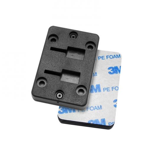 LM-2T-3M Female Dual T-Slot to 4-Hole AMPS adapter with 3M Adhesive Back