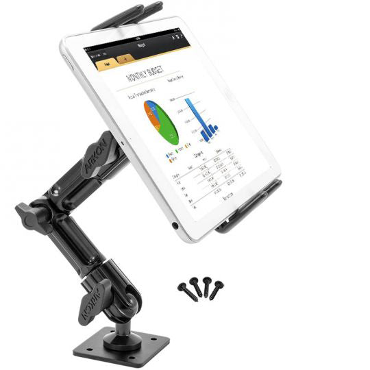 Slim-Grip Ultra Heavy-Duty Multi-Angle Midsize Tablet Drilled-Base