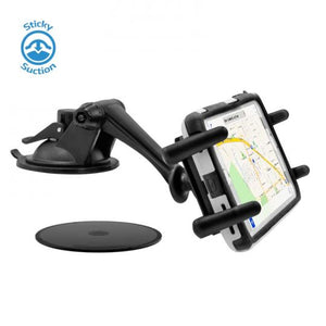 Slim-Grip Ultra Sticky Suction Windshield or Dash Phone Car Mount for iPhone, Galaxy Tablets