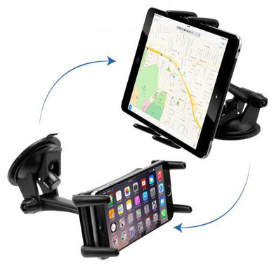 Slim-Grip Ultra Sticky Suction Windshield or Dash Phone Car Mount for iPhone, Galaxy Tablets
