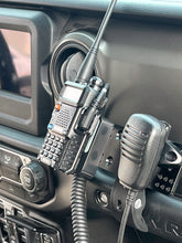 Load image into Gallery viewer, Jeep grab bar HT and speaker mic mount